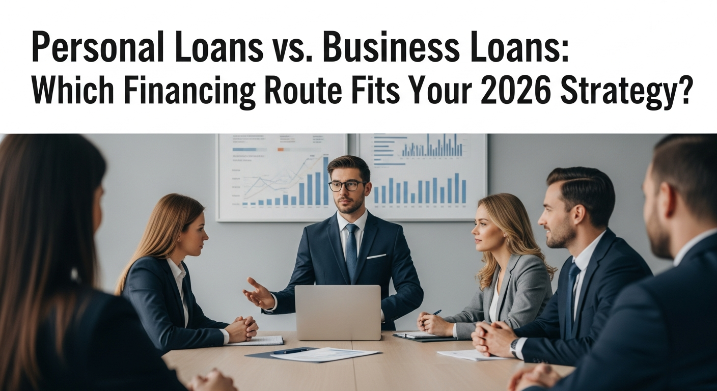 Illustration: Personal Loans vs. Business Loans: Which Financing Route Fits Your 2026 Strategy?